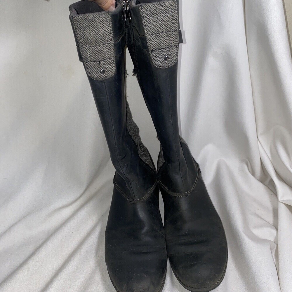Eddie Bauer equestrian boots Trace Leather Riding Moto Waterproof women 11 - Picture 2 of 12